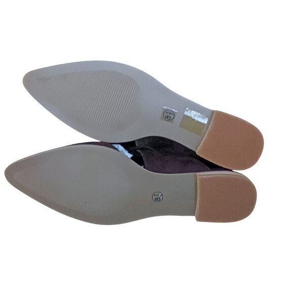 NEW Journee Collection Telulah Brown Faux Suede Slip-On Slide Sandals Size 8.5 - Picture 7 of 10